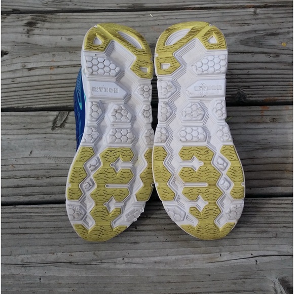 Women Hoka One One Clifton 2 True Blue Mesh Running Shoes Sneakers - Picture 8 of 8